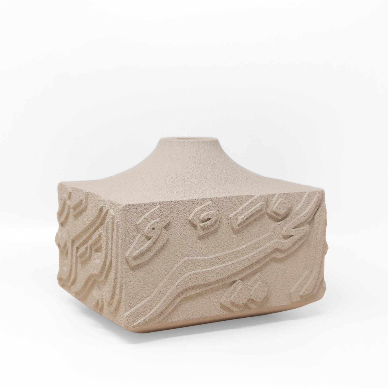 Artisan Handcrafted Calligraphy Base/Candle Holder