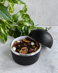Black moon dome jar full of sweets