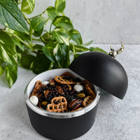 Black moon dome jar full of sweets