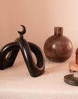 Crescent Knot Sculpture: Black