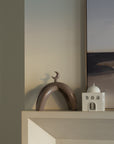 Crescent Knot Sculpture: Mocha