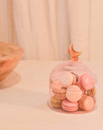 Glass Moon Dome Jar - Cotton Candy