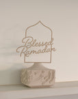 Blessed Ramadan English Calligraphy