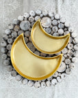 large and medium size Moonlight Platters used to enhance iftar table décor