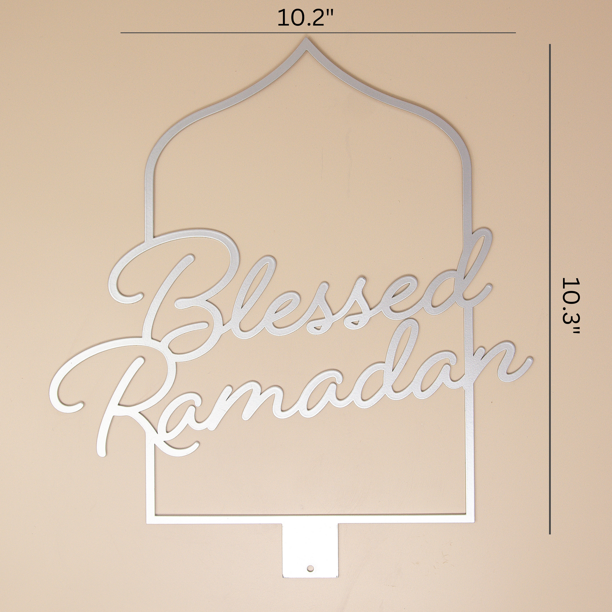 Blessed Ramadan English Calligraphy