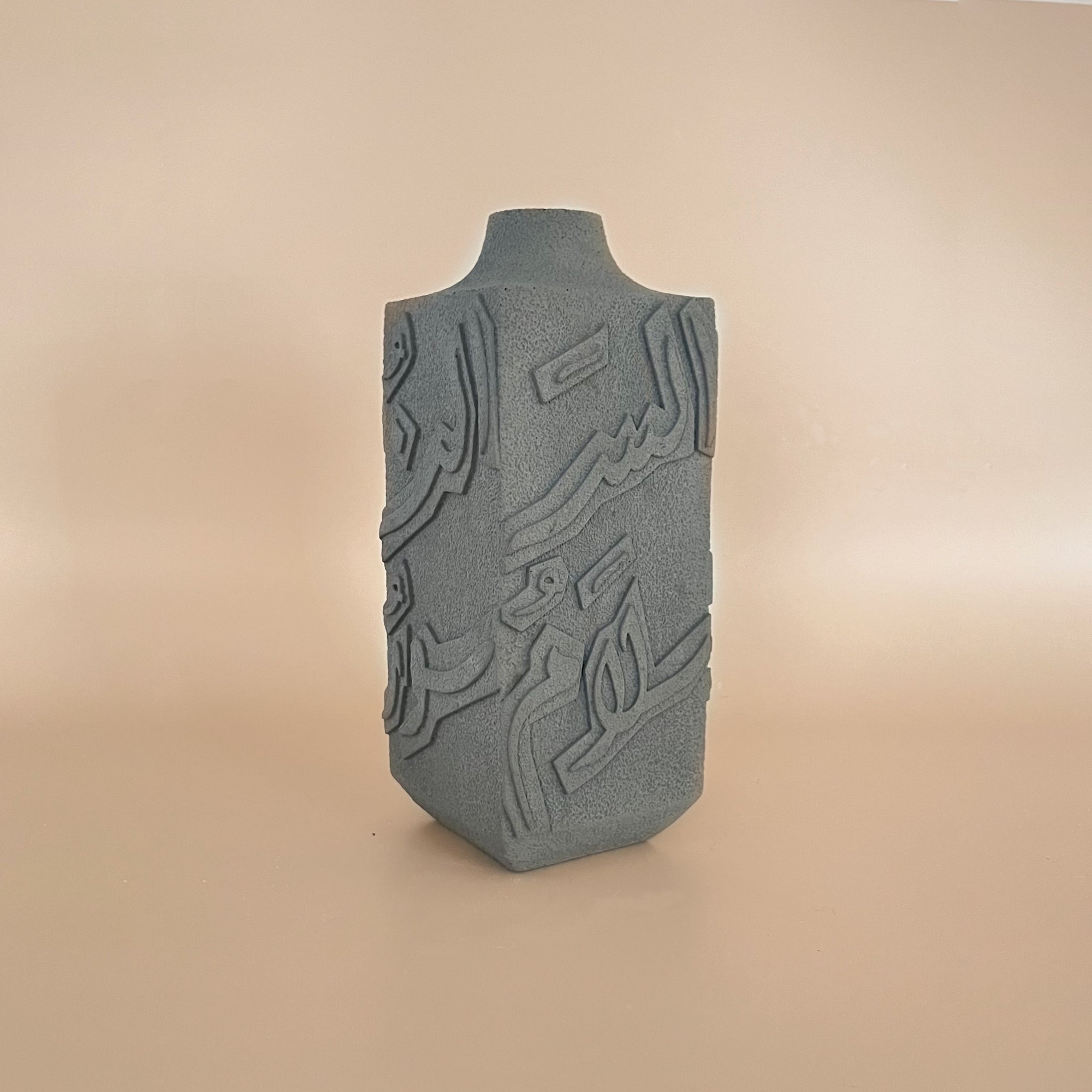 Artisan Handcrafted Calligraphy Vase