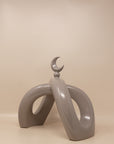 Crescent Knot Sculpture: Mocha