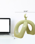 Crescent Knot Sculpture: Pistachio