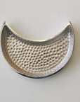 Small size Silver Color Textured moonlight platter by RASM