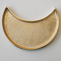 Large size Golden Color Textured moonlight platter by RASM