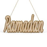 Ramadan Embroidery Ornament Golden Color 